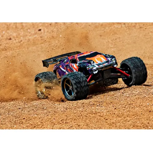 Traxxas E-Revo 4x4 VXL Lila Brushless 1:16 RC Modellauto Elektro Monstertruck Allradantrieb (4WD) RtR 2,4GHz Traxxas E-Revo 4x4 VXL Lila Brushless 1:16 RC Modellauto Elektro Monstertruck Allradantrieb (4WD) RtR 2,4GHz