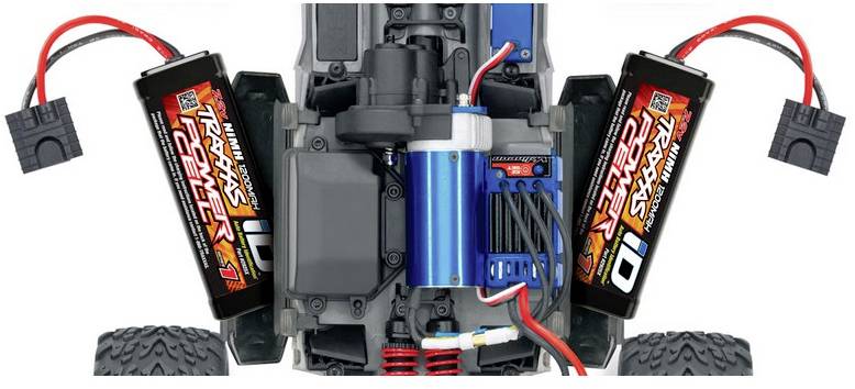 Traxxas E-Revo 4x4 VXL Lila Brushless 1:16 RC Modellauto Elektro Monstertruck Allradantrieb (4WD) RtR 2,4GHz