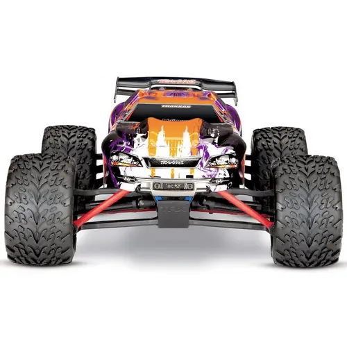 Traxxas E-Revo 4x4 VXL Lila Brushless 1:16 RC Modellauto Elektro Monstertruck Allradantrieb (4WD) RtR 2,4GHz Traxxas E-Revo 4x4 VXL Lila Brushless 1:16 RC Modellauto Elektro Monstertruck Allradantrieb (4WD) RtR 2,4GHz