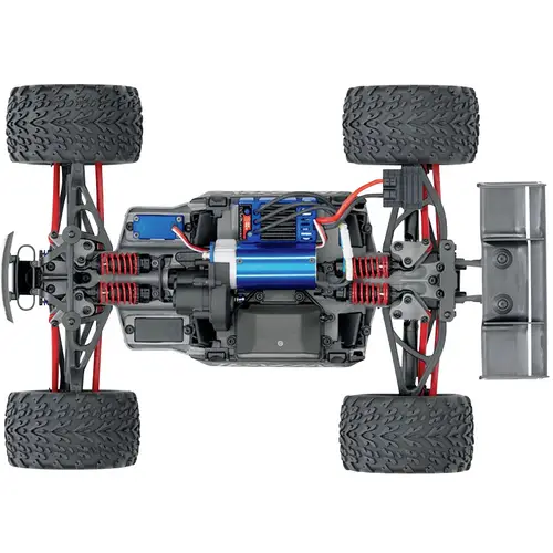 Traxxas E-Revo 4x4 VXL Lila Brushless 1:16 RC Modellauto Elektro Monstertruck Allradantrieb (4WD) RtR 2,4GHz Traxxas E-Revo 4x4 VXL Lila Brushless 1:16 RC Modellauto Elektro Monstertruck Allradantrieb (4WD) RtR 2,4GHz
