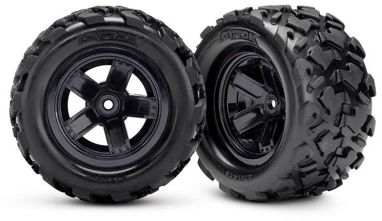 Traxxas LaTrax Teton Schwarz Brushed 1:18 RC Modellauto Elektro Monstertruck Allradantrieb (4WD) 100% RtR 2,4GHz inkl. Akku