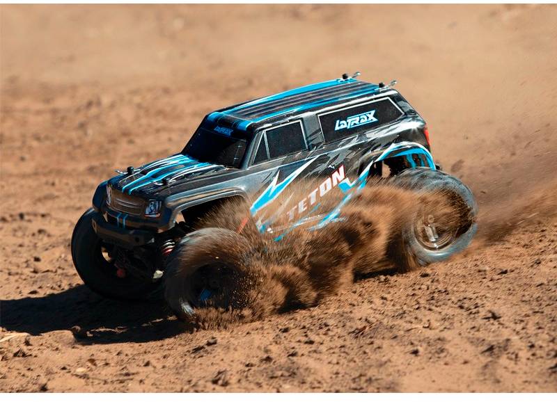 Traxxas LaTrax Teton Schwarz Brushed 1:18 RC Modellauto Elektro Monstertruck Allradantrieb (4WD) 100% RtR 2,4GHz inkl. Akku