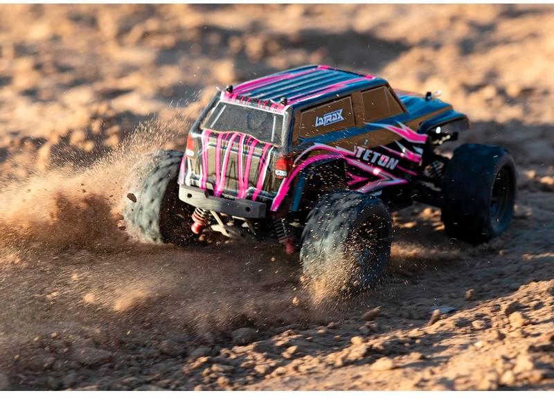 Traxxas LaTrax Teton Pink Brushed 1:18 RC Modellauto Elektro Monstertruck Allradantrieb (4WD) 100% RtR 2,4GHz inkl. Akku