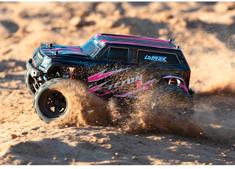 Traxxas LaTrax Teton Pink Brushed 1:18 RC Modellauto Elektro Monstertruck Allradantrieb (4WD) 100% RtR 2,4GHz inkl. Akku
