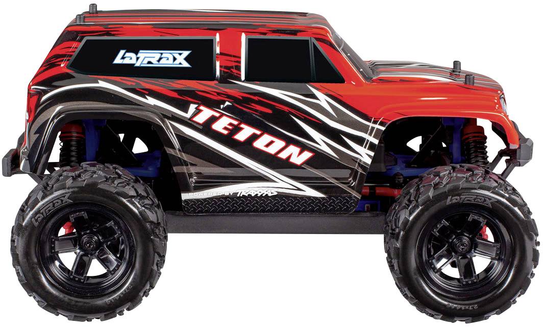 Traxxas LaTrax Teton Rot Brushed 1:18 RC Modellauto Elektro Monstertruck Allradantrieb (4WD) 100% RtR 2,4GHz inkl. Akku