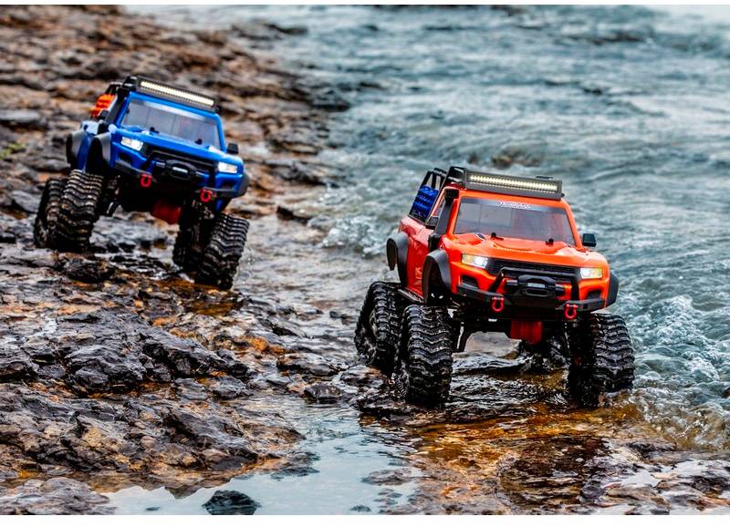 Traxxas TRX-4 All-Terrain inkl. Reifensatz Brushed 1:10 RC Modellauto Elektro Crawler Allradantrieb (4WD) RtR 2,4GHz