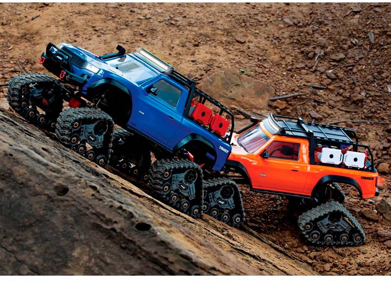 Traxxas TRX-4 All-Terrain inkl. Reifensatz Brushed 1:10 RC Modellauto Elektro Crawler Allradantrieb (4WD) RtR 2,4GHz