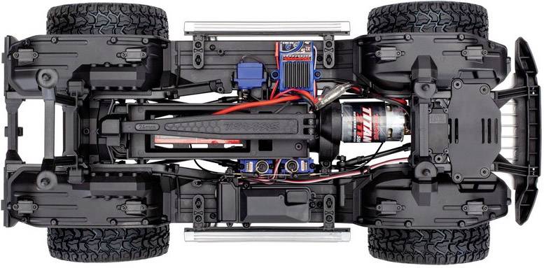 Traxxas TRX-4 Mercedes G500 Brushed 1:10 RC Modellauto Elektro Crawler Allradantrieb (4WD) RtR 2,4GHz