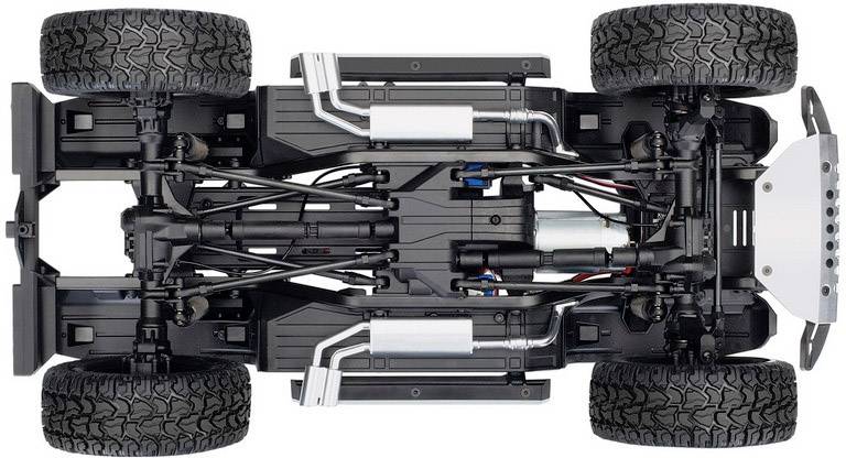 Traxxas TRX-4 Mercedes G500 Brushed 1:10 RC Modellauto Elektro Crawler Allradantrieb (4WD) RtR 2,4GHz