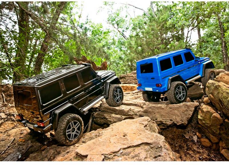 Traxxas TRX-4 Mercedes G500 Brushed 1:10 RC Modellauto Elektro Crawler Allradantrieb (4WD) RtR 2,4GHz