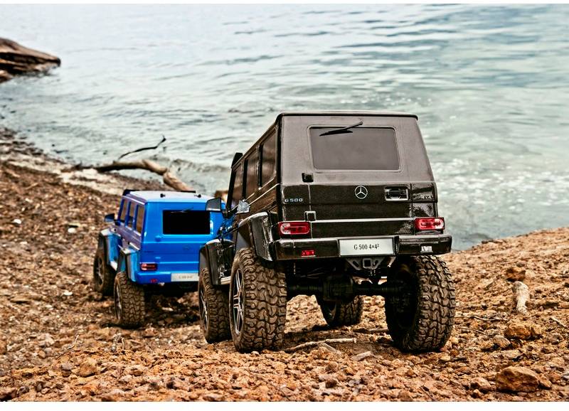 Traxxas TRX-4 Mercedes G500 mit Licht-Set Brushed 1:10 RC Modellauto Elektro Crawler Allradantrieb (4WD) RtR 2,4GHz