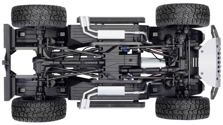 Traxxas TRX-4 Mercedes G500 mit Licht-Set Brushed 1:10 RC Modellauto Elektro Crawler Allradantrieb (4WD) RtR 2,4GHz