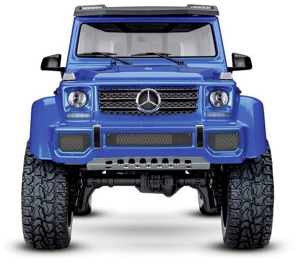 Traxxas TRX-4 Mercedes G500 mit Licht-Set Brushed 1:10 RC Modellauto Elektro Crawler Allradantrieb (4WD) RtR 2,4GHz