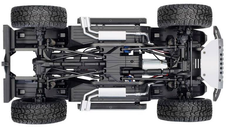 Traxxas TRX-4 Mercedes G500 mit Licht-Set Brushed 1:10 RC Modellauto Elektro Crawler Allradantrieb (4WD) RtR 2,4GHz