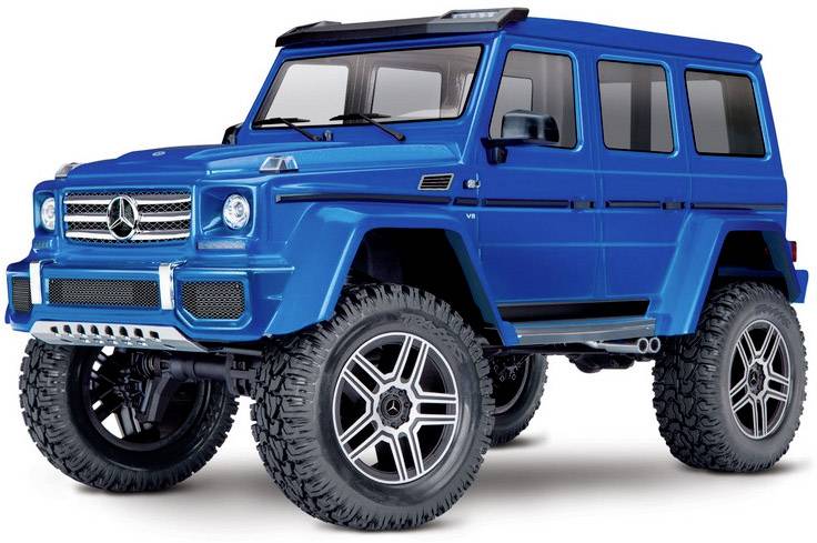 Traxxas TRX-4 Mercedes G500 mit Licht-Set Brushed 1:10 RC Modellauto Elektro Crawler Allradantrieb (4WD) RtR 2,4GHz