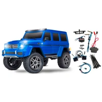 Traxxas TRX-4 Mercedes G500 mit Licht-Set Brushed 1:10 RC Modellauto Elektro Crawler Allradantrieb (4WD) RtR 2,4GHz Traxxas TRX-4 Mercedes G500 mit Licht-Set Brushed 1:10 RC Modellauto Elektro Crawler Allradantrieb (4WD) RtR 2,4GHz