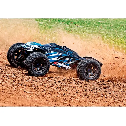 Traxxas E-Revo BL 2.0 4x4 VXL Blau Brushless 1:10 RC Modellauto Elektro Monstertruck Allradantrieb (4WD) RtR 2,4GHz Traxxas E-Revo BL 2.0 4x4 VXL Blau Brushless 1:10 RC Modellauto Elektro Monstertruck Allradantrieb (4WD) RtR 2,4GHz