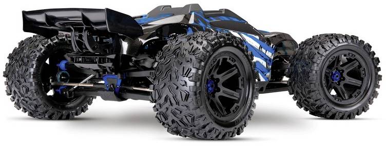Traxxas E-Revo BL 2.0 4x4 VXL Blau Brushless 1:10 RC Modellauto Elektro Monstertruck Allradantrieb (4WD) RtR 2,4GHz