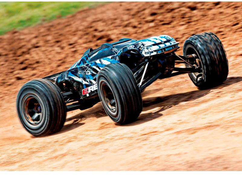 Traxxas E-Revo BL 2.0 4x4 VXL Blau Brushless 1:10 RC Modellauto Elektro Monstertruck Allradantrieb (4WD) RtR 2,4GHz
