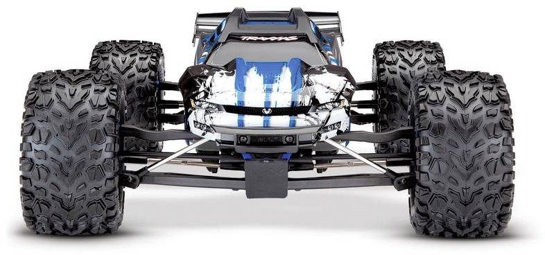 Traxxas E-Revo BL 2.0 4x4 VXL Blau Brushless 1:10 RC Modellauto Elektro Monstertruck Allradantrieb (4WD) RtR 2,4GHz