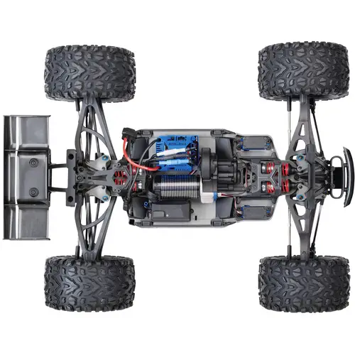 Traxxas E-Revo BL 2.0 4x4 VXL Blau Brushless 1:10 RC Modellauto Elektro Monstertruck Allradantrieb (4WD) RtR 2,4GHz Traxxas E-Revo BL 2.0 4x4 VXL Blau Brushless 1:10 RC Modellauto Elektro Monstertruck Allradantrieb (4WD) RtR 2,4GHz