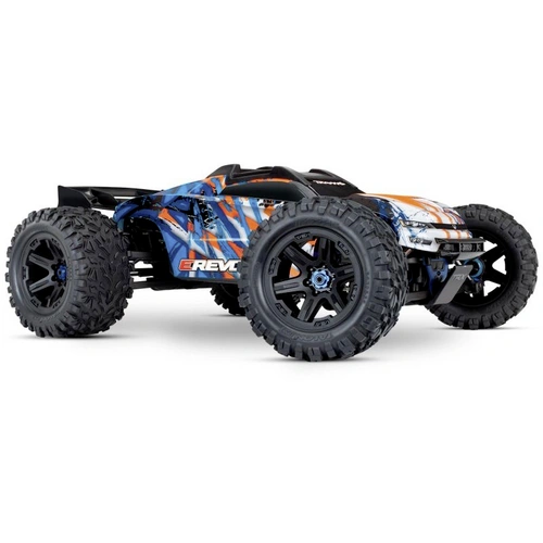 Traxxas E-Revo BL 2.0 4x4 VXL Orange Brushless 1:10 RC Modellauto Elektro Monstertruck Allradantrieb (4WD) RtR 2,4GHz Traxxas E-Revo BL 2.0 4x4 VXL Orange Brushless 1:10 RC Modellauto Elektro Monstertruck Allradantrieb (4WD) RtR 2,4GHz