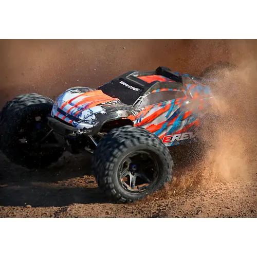 Traxxas E-Revo BL 2.0 4x4 VXL Orange Brushless 1:10 RC Modellauto Elektro Monstertruck Allradantrieb (4WD) RtR 2,4GHz Traxxas E-Revo BL 2.0 4x4 VXL Orange Brushless 1:10 RC Modellauto Elektro Monstertruck Allradantrieb (4WD) RtR 2,4GHz