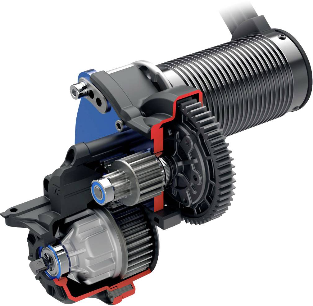 Traxxas E-Revo BL 2.0 4x4 VXL Orange Brushless 1:10 RC Modellauto Elektro Monstertruck Allradantrieb (4WD) RtR 2,4GHz