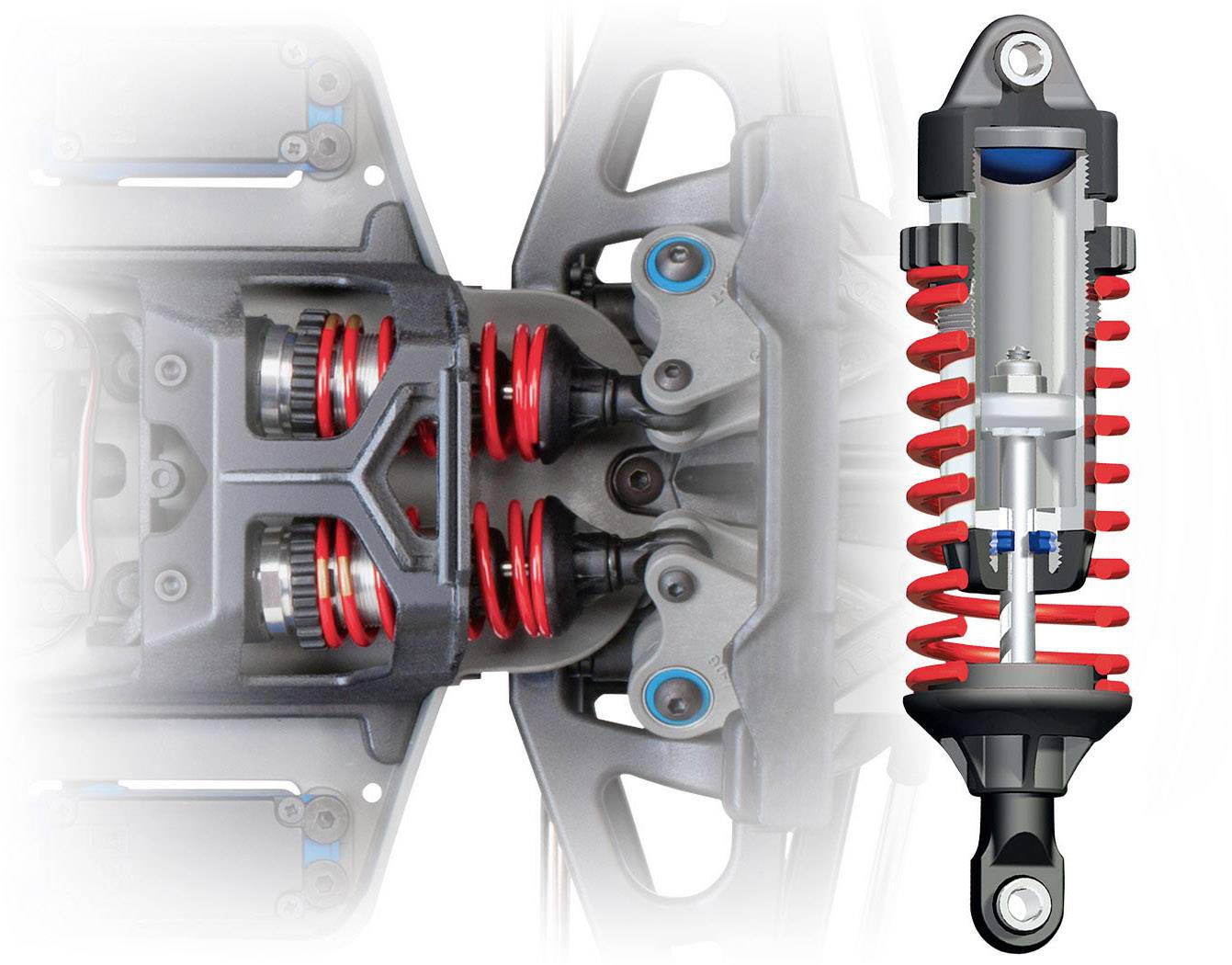 Traxxas E-Revo BL 2.0 4x4 VXL Orange Brushless 1:10 RC Modellauto Elektro Monstertruck Allradantrieb (4WD) RtR 2,4GHz