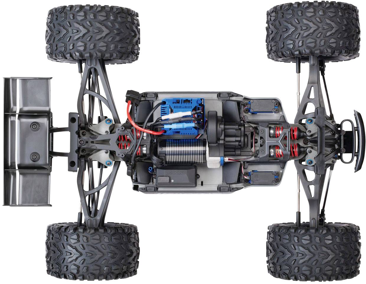 Traxxas E-Revo BL 2.0 4x4 VXL Orange Brushless 1:10 RC Modellauto Elektro Monstertruck Allradantrieb (4WD) RtR 2,4GHz