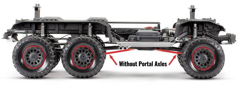 Traxxas Mercedes AMG G63 6x6 Brushed 1:10 RC Modellauto Elektro Crawler Allradantrieb (6WD) RtR 2,4GHz
