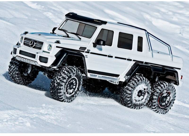 Traxxas Mercedes AMG G63 6x6 Brushed 1:10 RC Modellauto Elektro Crawler Allradantrieb (6WD) RtR 2,4GHz