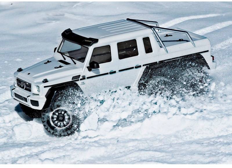 Traxxas Mercedes AMG G63 6x6 Brushed 1:10 RC Modellauto Elektro Crawler Allradantrieb (6WD) RtR 2,4GHz