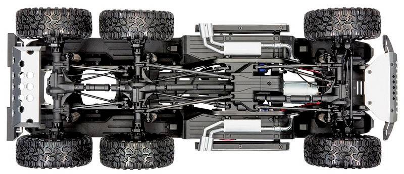 Traxxas Mercedes AMG G63 6x6 Brushed 1:10 RC Modellauto Elektro Crawler Allradantrieb (6WD) RtR 2,4GHz