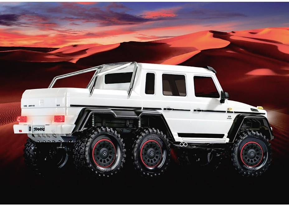 Traxxas Mercedes AMG G63 6x6 Brushed 1:10 RC Modellauto Elektro Crawler Allradantrieb (6WD) RtR 2,4GHz