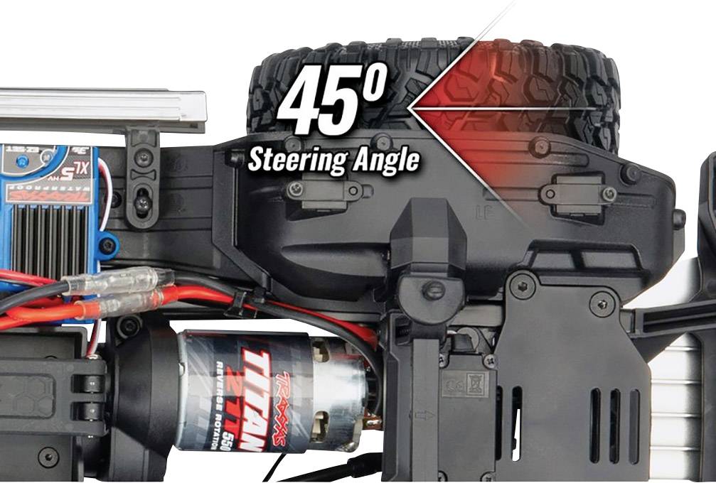 Traxxas Mercedes AMG G63 6x6 Brushed 1:10 RC Modellauto Elektro Crawler Allradantrieb (6WD) RtR 2,4GHz