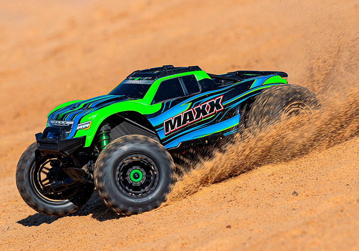 Traxxas Maxx TSM SR Grün Brushless RC Modellauto Elektro Monstertruck Allradantrieb (4WD) RtR 2,4GHz