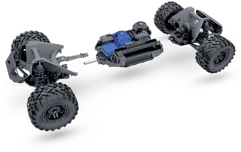 Traxxas Maxx TSM SR Grün Brushless RC Modellauto Elektro Monstertruck Allradantrieb (4WD) RtR 2,4GHz