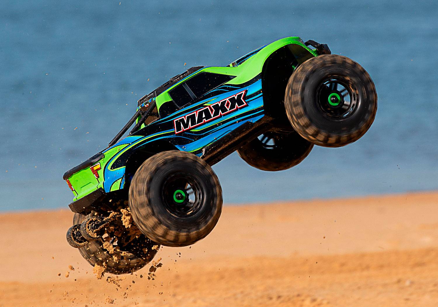 Traxxas Maxx TSM SR Grün Brushless RC Modellauto Elektro Monstertruck Allradantrieb (4WD) RtR 2,4GHz