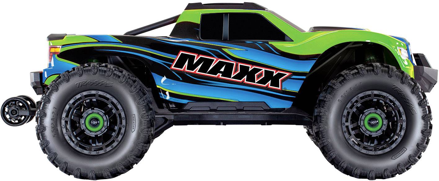 Traxxas Maxx TSM SR Grün Brushless RC Modellauto Elektro Monstertruck Allradantrieb (4WD) RtR 2,4GHz