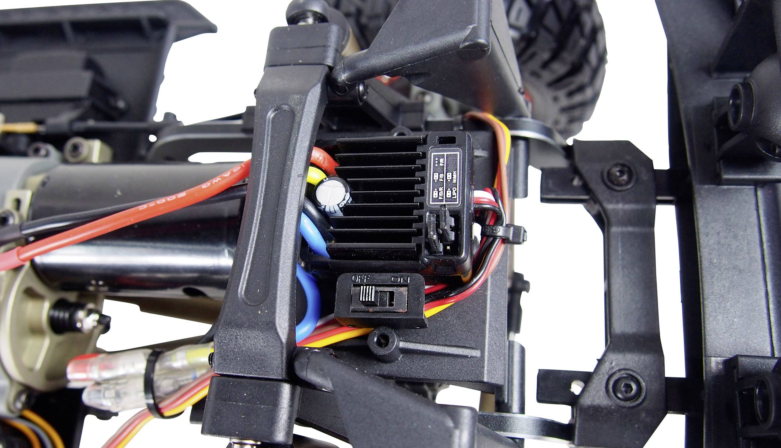 Amewi AMXRock RCX10P (Profi) Brushed 1:10 RC Modellauto Elektro Crawler RtR 2,4 GHz