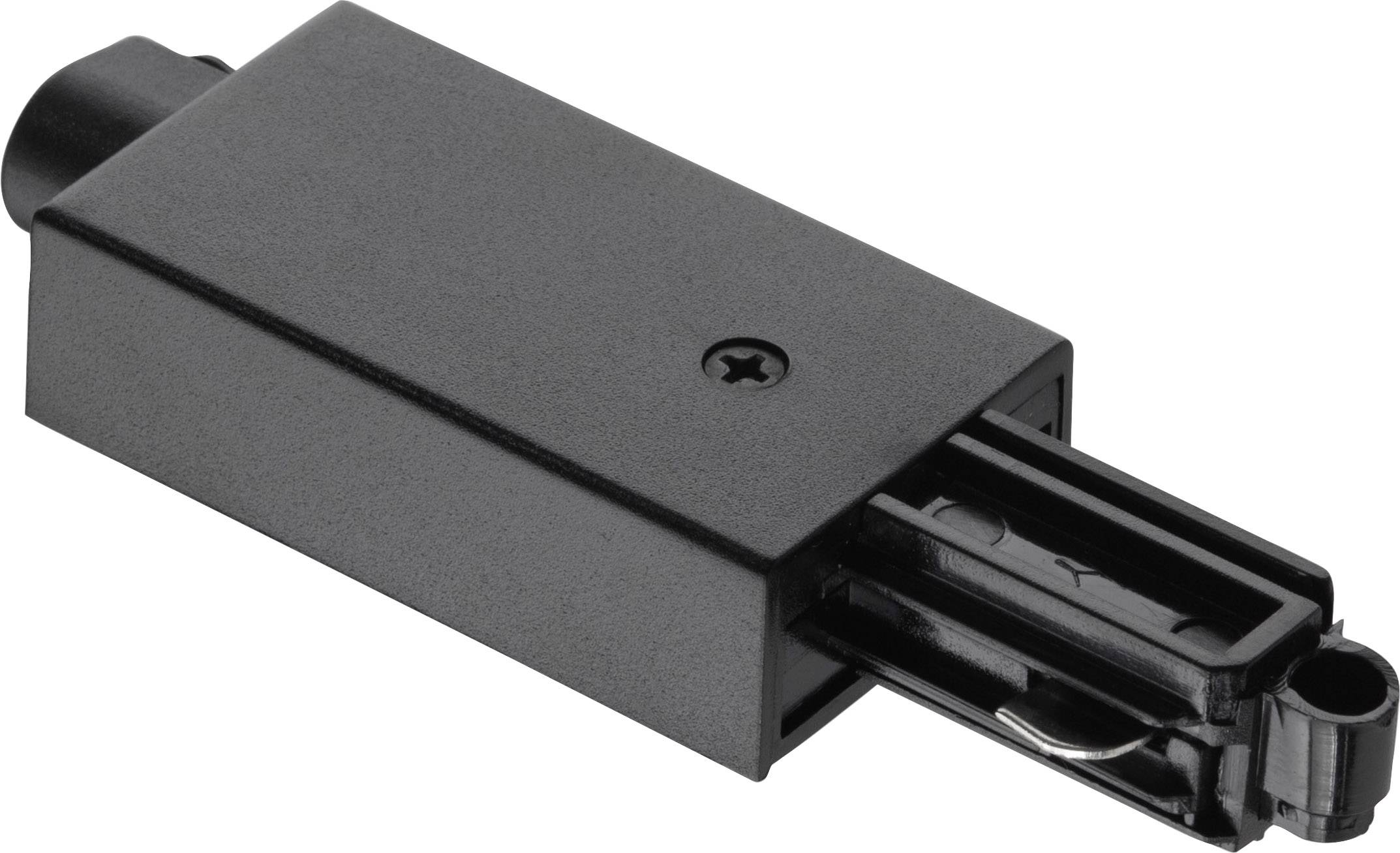 Nordlux Link Hochvolt-Schienensystem-Komponente Stromeinspeisung Schwarz 79039903 Linkadapter