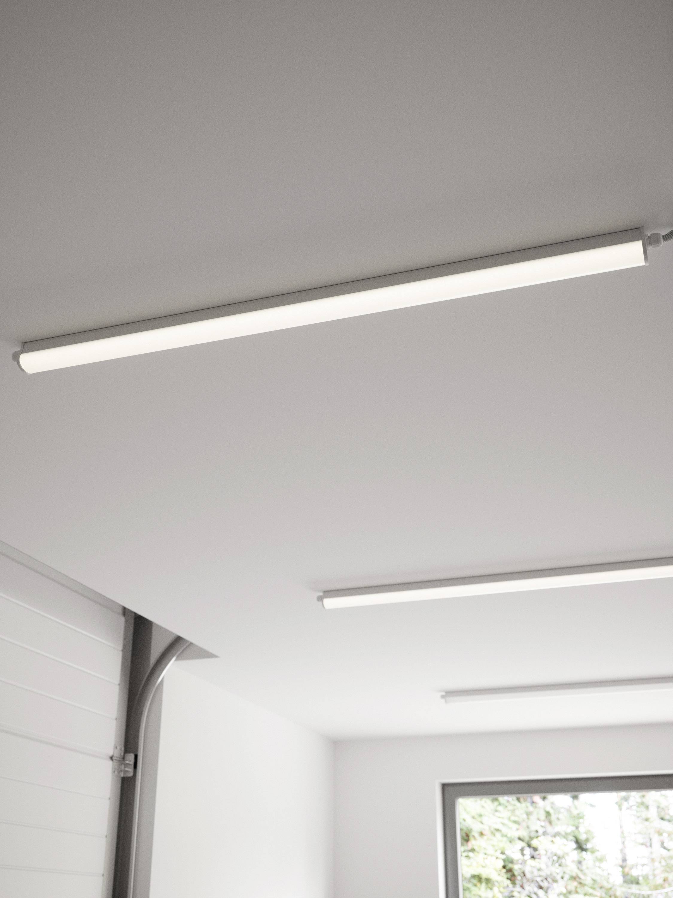 Nordlux Westport 120 Feuchtraumleuchte LED 23W Neutralweiß Grau