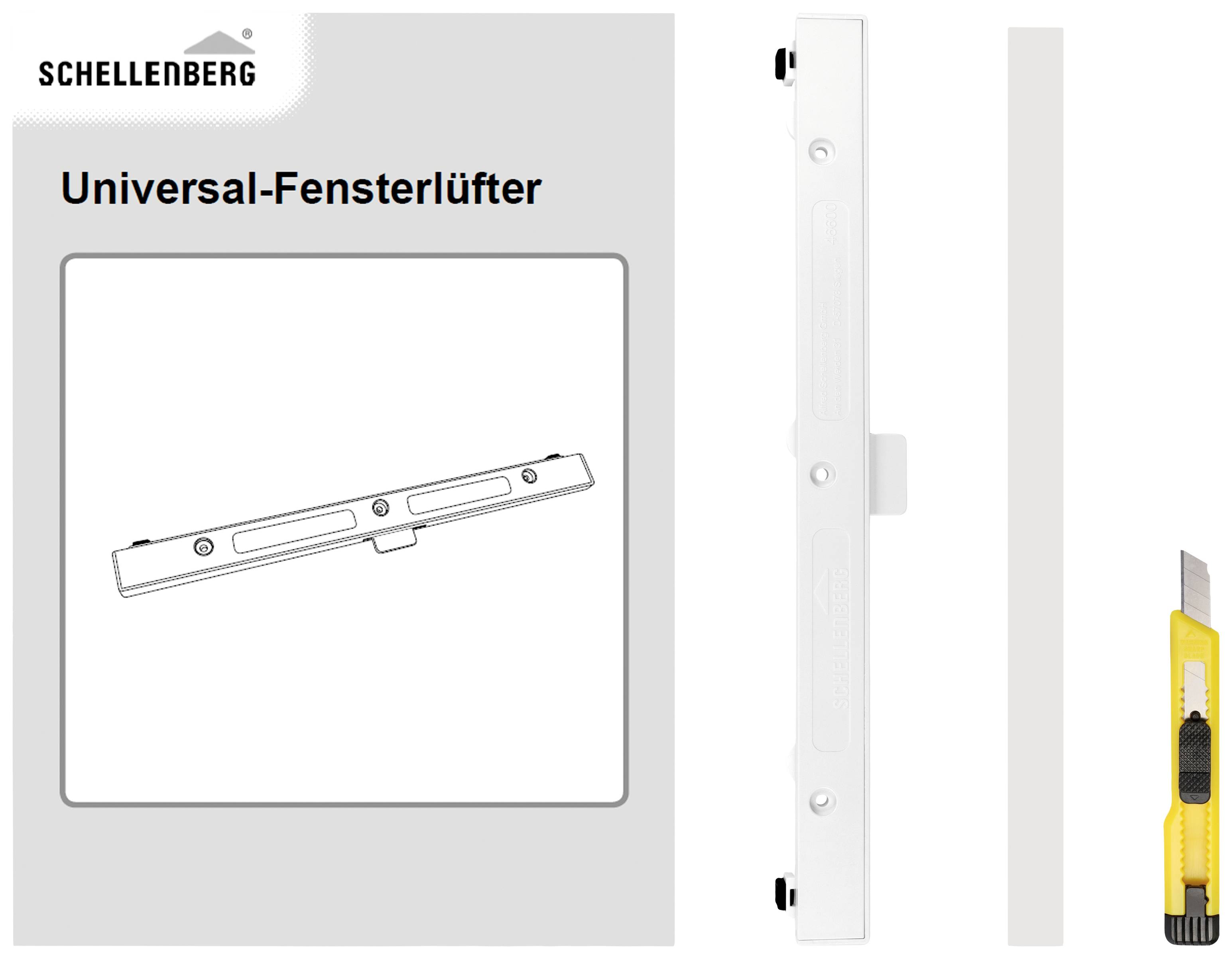Schellenberg 46600 Universal-Fensterlüfter Weiß