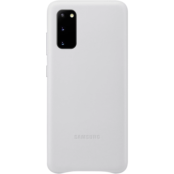 Samsung Leather Cover Cover Samsung Galaxy S20 Grau Stoßfest Samsung Leather Cover Cover Samsung Galaxy S20 Grau Stoßfest