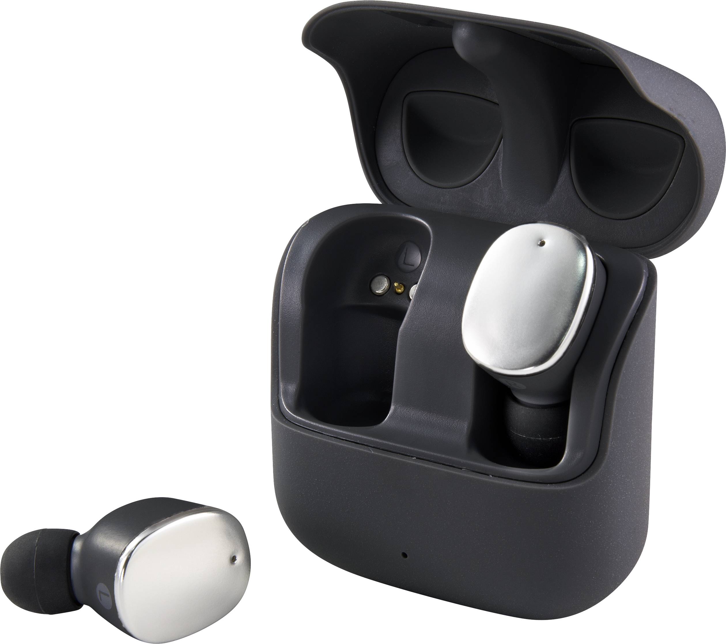 Renkforce RF-TWS-500 In Ear Kopfhörer Bluetooth® Schwarz Headset