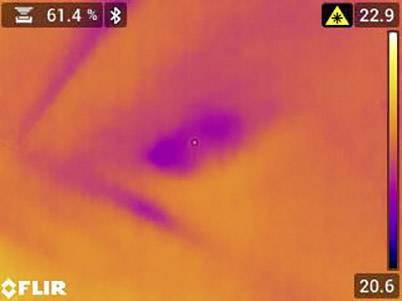 FLIR MR277 Materialfeuchtemessgerät integrierte Wärmebildkamera, Temperaturmessung, Berührungslose IR-Messung