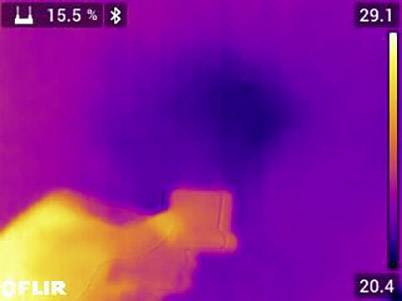 FLIR MR277 Materialfeuchtemessgerät integrierte Wärmebildkamera, Temperaturmessung, Berührungslose IR-Messung