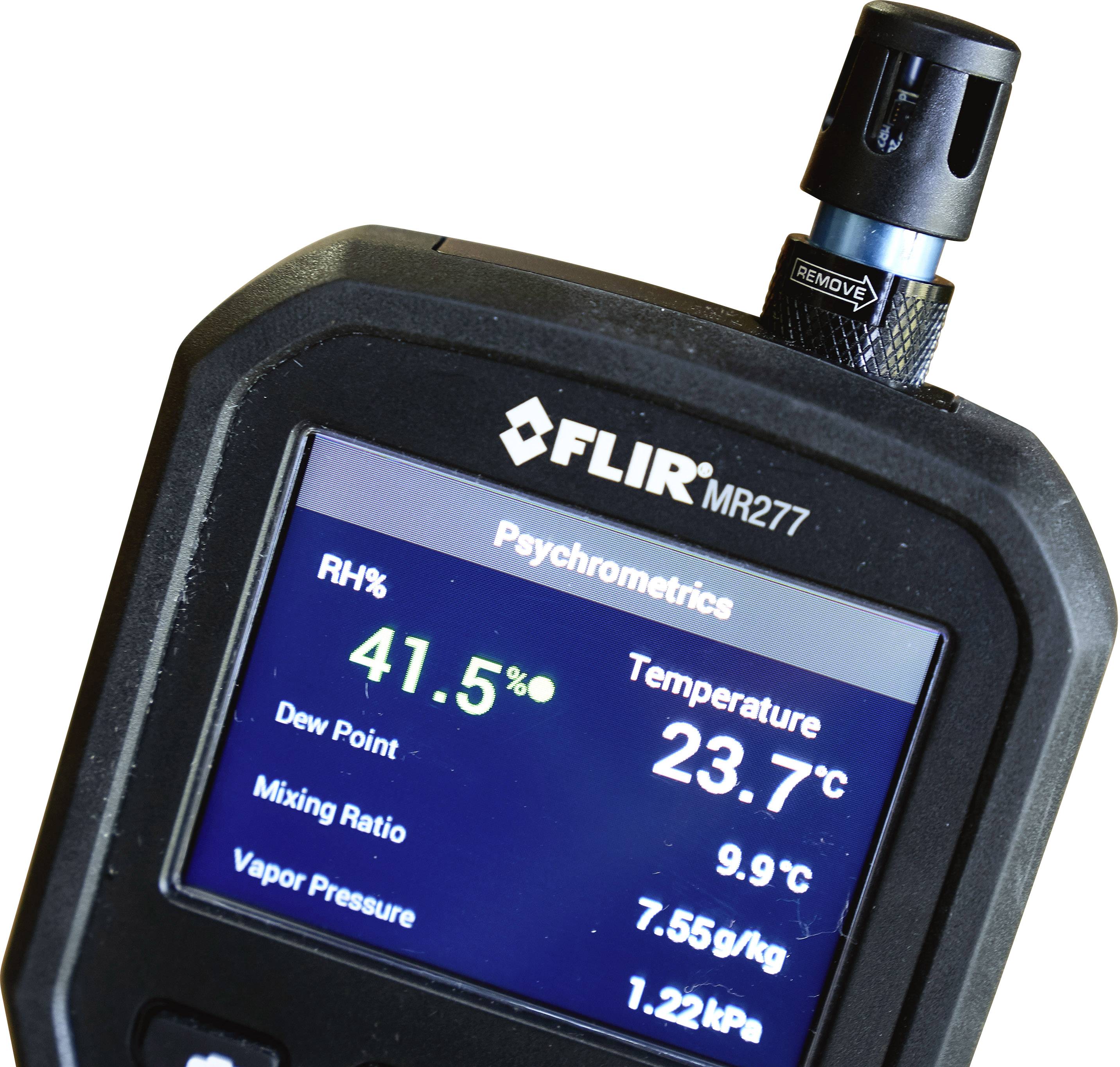 FLIR MR277 Materialfeuchtemessgerät integrierte Wärmebildkamera, Temperaturmessung, Berührungslose IR-Messung