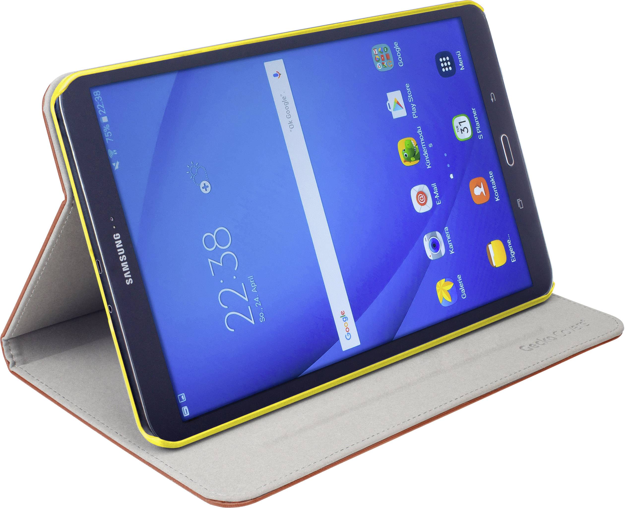 Gecko Covers Gecko V11T52C39 FlipCase Samsung Galaxy Tab A 10.5 Braun, Gelb Tablet-Cover